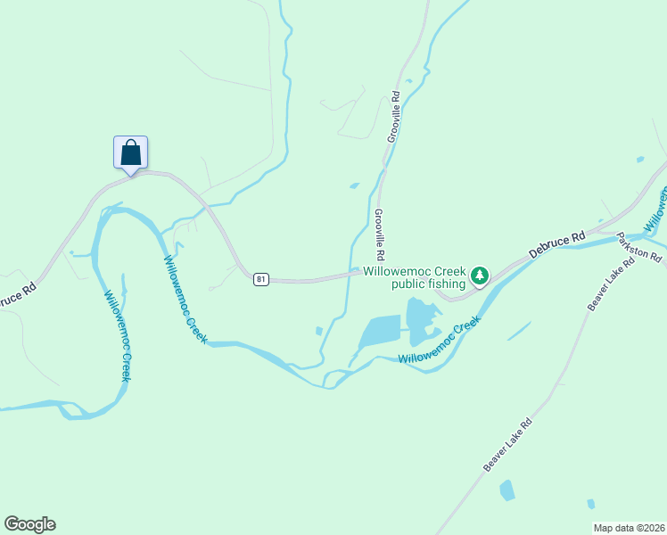 map of restaurants, bars, coffee shops, grocery stores, and more near 491 Debruce Road in Livingston Manor
