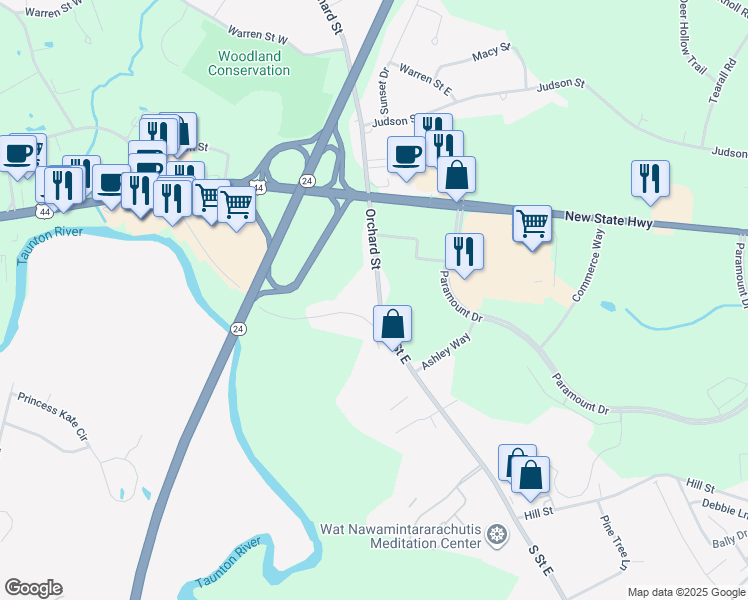 847 Orchard Street, Raynham MA Walk Score