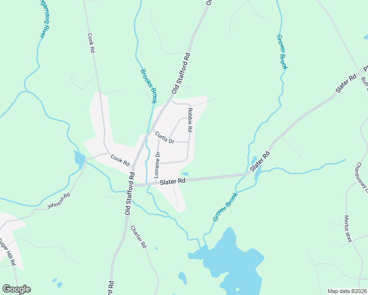 map of restaurants, bars, coffee shops, grocery stores, and more near 23 Robbie Road in Tolland