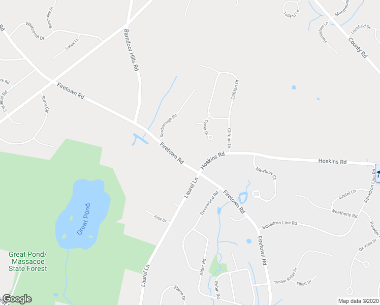 map of restaurants, bars, coffee shops, grocery stores, and more near 354 Firetown Road in Simsbury