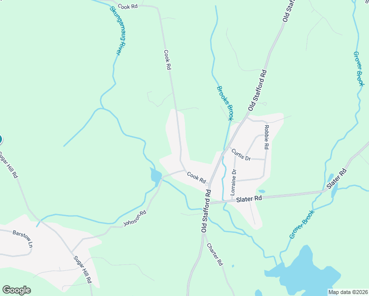 map of restaurants, bars, coffee shops, grocery stores, and more near 50 Cook Road in Tolland