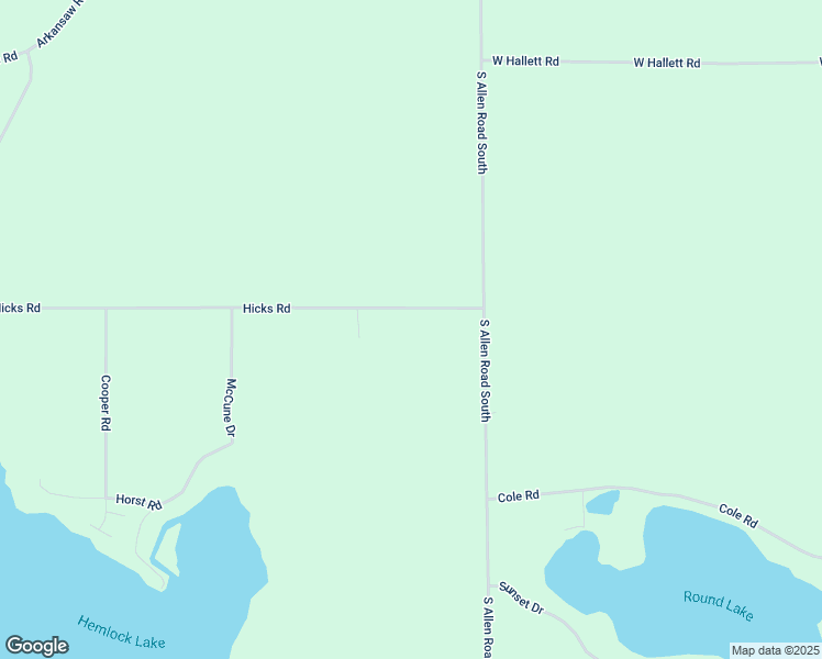 map of restaurants, bars, coffee shops, grocery stores, and more near 8601 Hicks Road in Allen