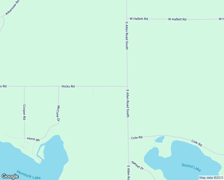 map of restaurants, bars, coffee shops, grocery stores, and more near 8601 Hicks Road in Allen