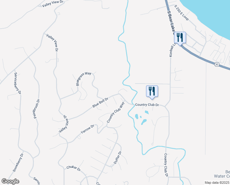 map of restaurants, bars, coffee shops, grocery stores, and more near 193 Blue Bell Drive in Garden City