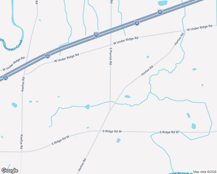 map of restaurants, bars, coffee shops, grocery stores, and more near 717 South Parrish Road in Conneaut