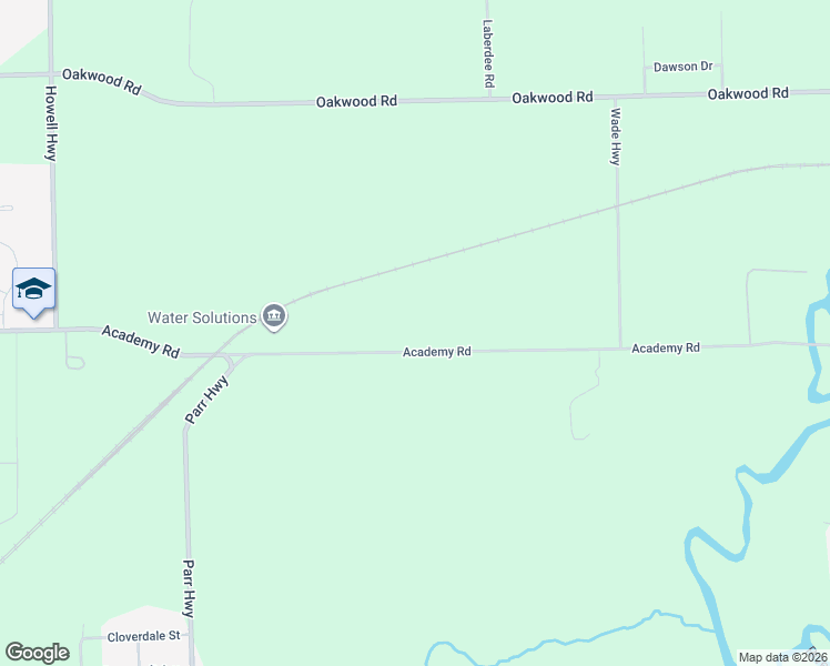 map of restaurants, bars, coffee shops, grocery stores, and more near 1400 Academy Road in Adrian