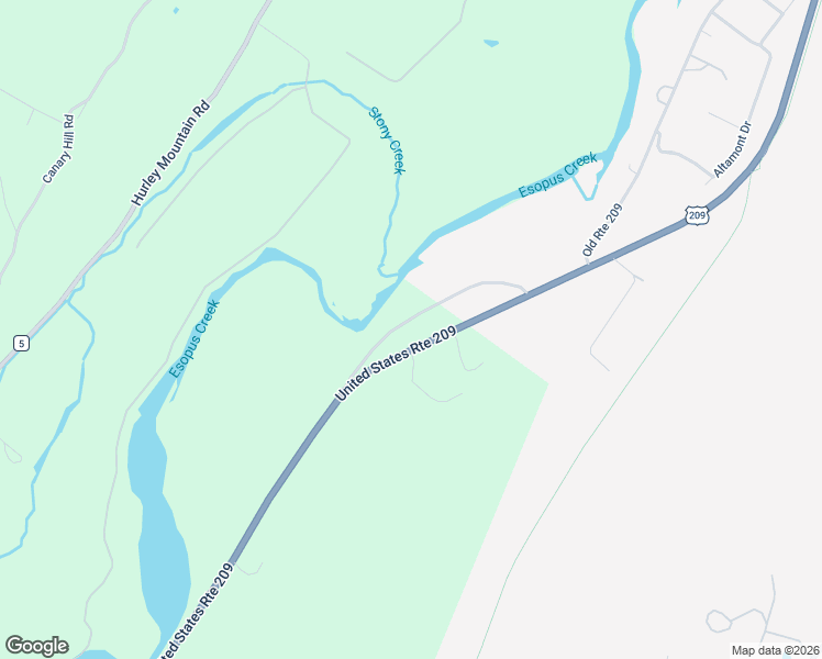 map of restaurants, bars, coffee shops, grocery stores, and more near 615 Creekside Road in Kingston