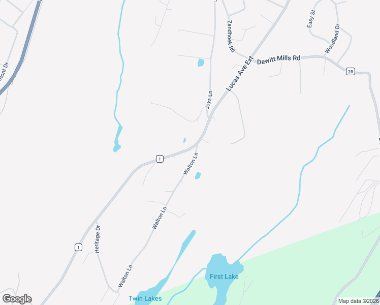 map of restaurants, bars, coffee shops, grocery stores, and more near 840 Lucas Avenue Extension in Hurley