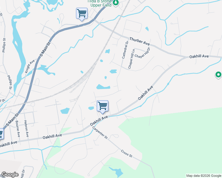 map of restaurants, bars, coffee shops, grocery stores, and more near 11 Abbie Lane in Attleboro