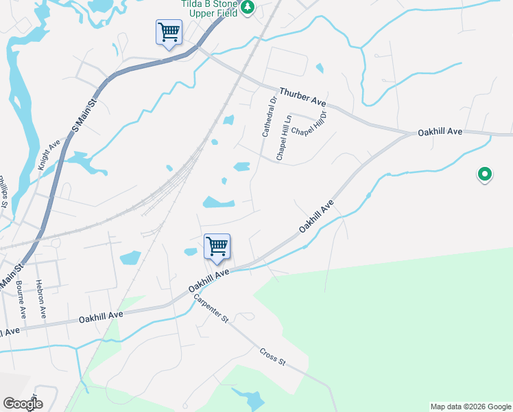 map of restaurants, bars, coffee shops, grocery stores, and more near 6 Abbie Lane in Attleboro