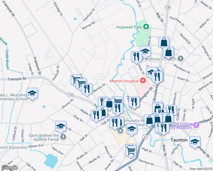 23 Morton Street, Taunton MA Walk Score