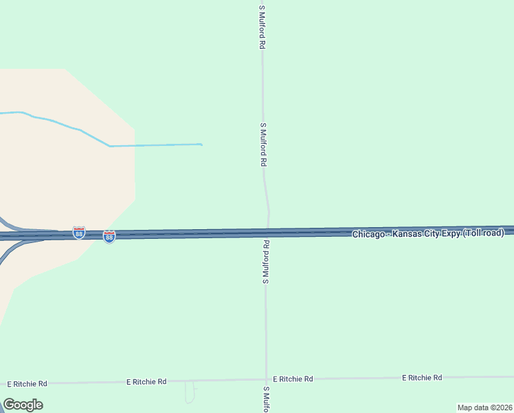 map of restaurants, bars, coffee shops, grocery stores, and more near 7900 South Mulford Road in Rochelle
