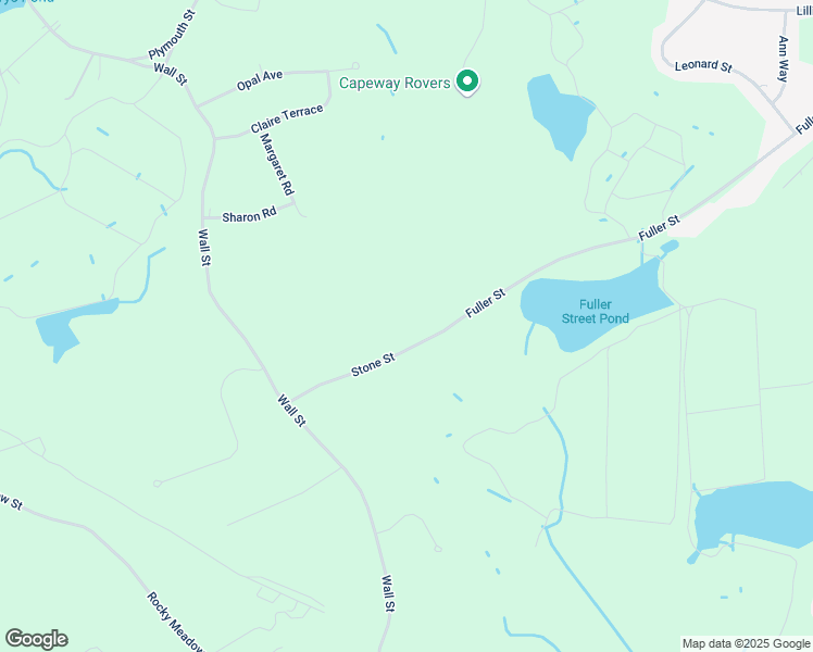 map of restaurants, bars, coffee shops, grocery stores, and more near 28 Stone Street in Middleborough