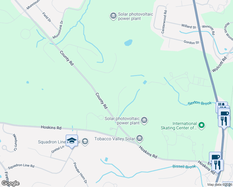 map of restaurants, bars, coffee shops, grocery stores, and more near 15 Saxton Brook Drive in Simsbury