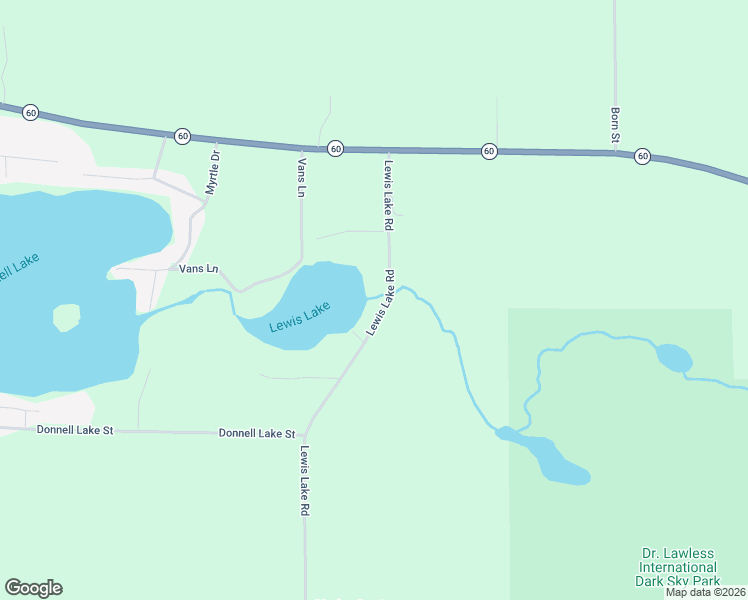 map of restaurants, bars, coffee shops, grocery stores, and more near 61336 Lewis Lake Road in Vandalia