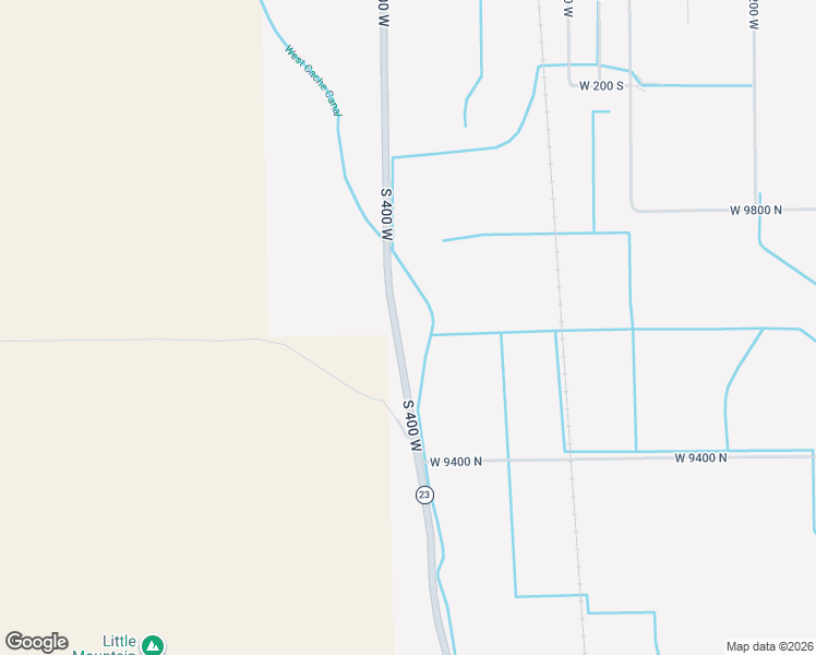map of restaurants, bars, coffee shops, grocery stores, and more near 590 South 400 West in Trenton