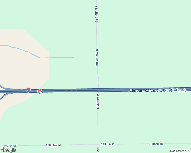 map of restaurants, bars, coffee shops, grocery stores, and more near 7900-7998 South Mulford Road in Rochelle