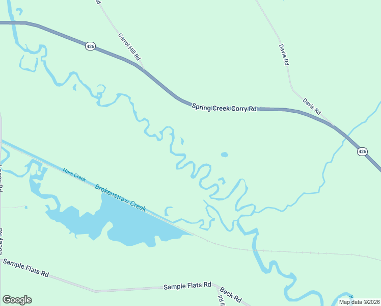 map of restaurants, bars, coffee shops, grocery stores, and more near 9950 Pennsylvania 426 in Corry