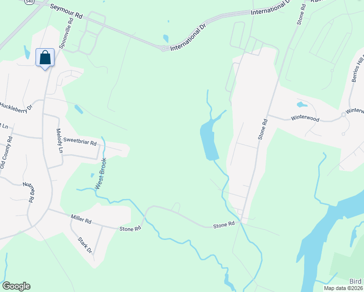 map of restaurants, bars, coffee shops, grocery stores, and more near 999 Stone Road in Windsor