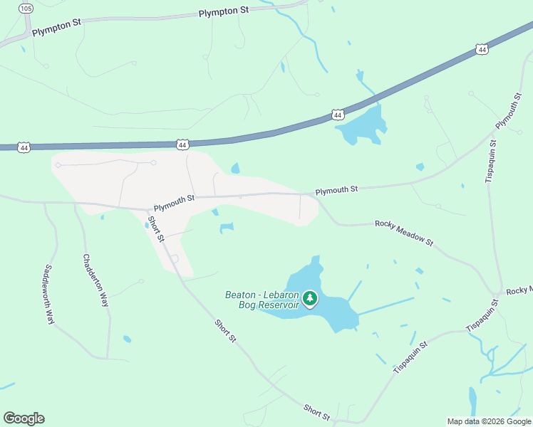 map of restaurants, bars, coffee shops, grocery stores, and more near 697 Plymouth Street in Middleborough