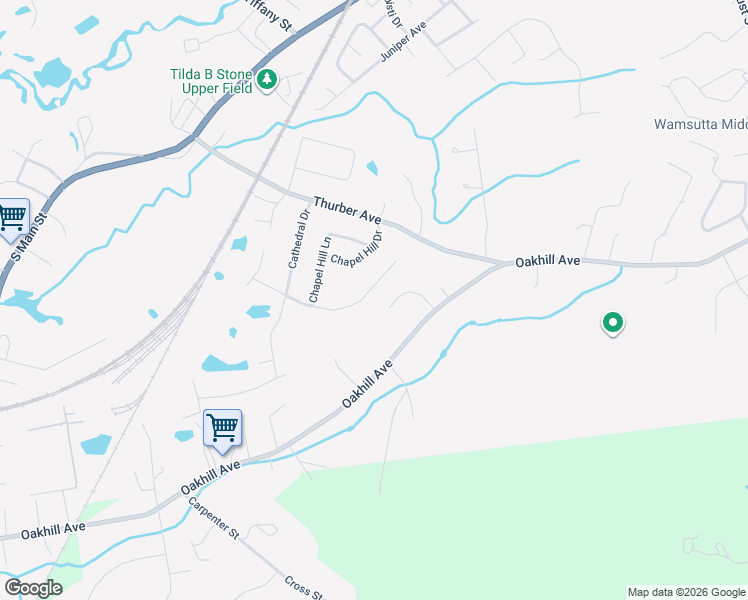 map of restaurants, bars, coffee shops, grocery stores, and more near 86 Parsonage Way in Attleboro