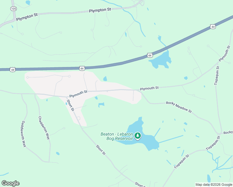 map of restaurants, bars, coffee shops, grocery stores, and more near 697 Plymouth Street in Middleborough