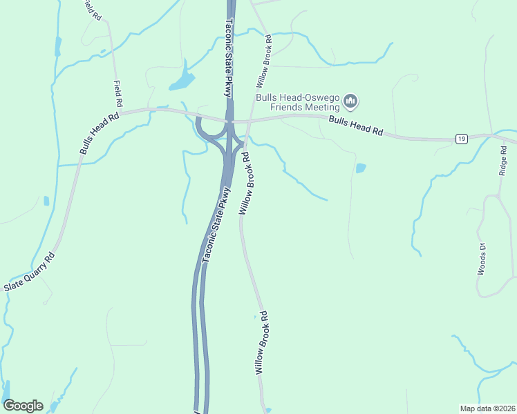 map of restaurants, bars, coffee shops, grocery stores, and more near 662 Willow Brook Road in Clinton Corners