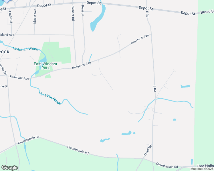 map of restaurants, bars, coffee shops, grocery stores, and more near 18 Tree Top Lane in East Windsor