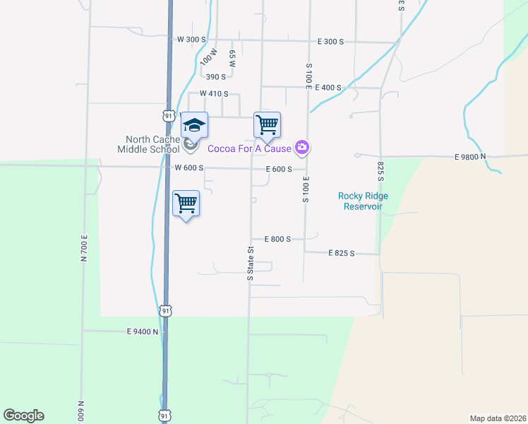 map of restaurants, bars, coffee shops, grocery stores, and more near 701 South State Street in Richmond