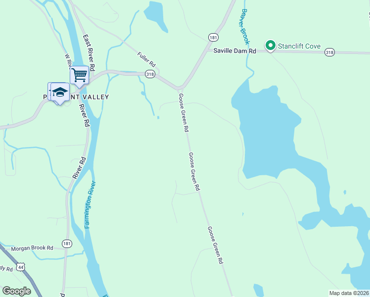 map of restaurants, bars, coffee shops, grocery stores, and more near 27 Goose Green Road in Barkhamsted