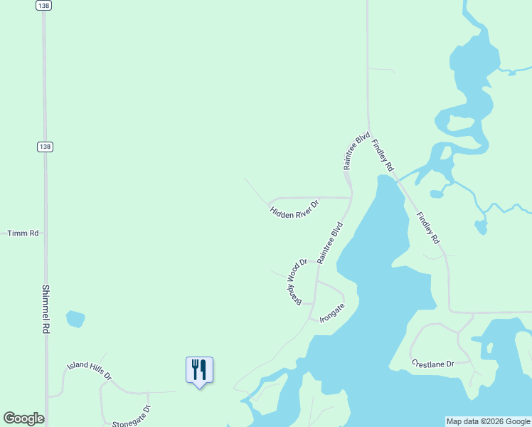 map of restaurants, bars, coffee shops, grocery stores, and more near 23695 Hidden River Drive in Sturgis