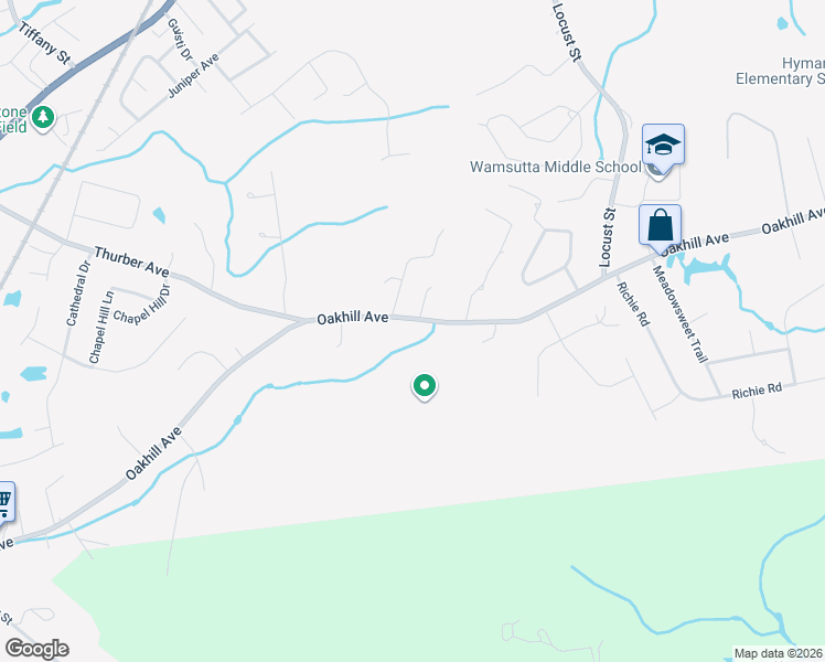 map of restaurants, bars, coffee shops, grocery stores, and more near 421 Oakhill Avenue in Attleboro