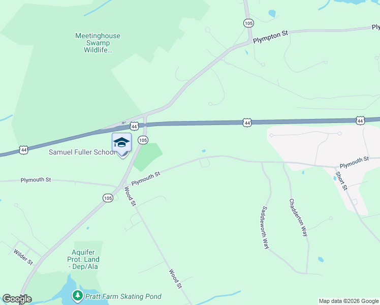 map of restaurants, bars, coffee shops, grocery stores, and more near 610 Plymouth Street in Middleborough