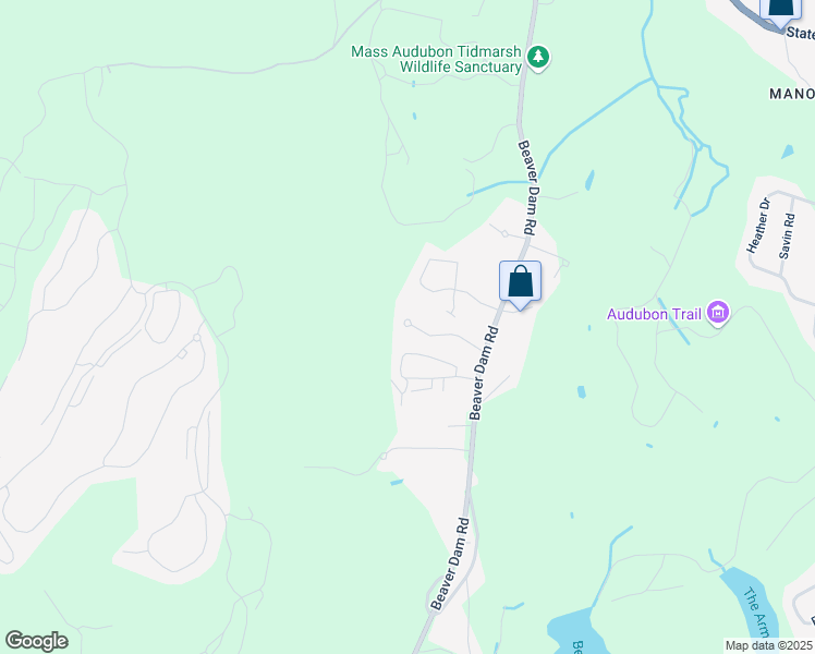 map of restaurants, bars, coffee shops, grocery stores, and more near 20 Farnham Drive in Plymouth