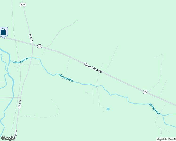 map of restaurants, bars, coffee shops, grocery stores, and more near 245-299 Minard Run Road in Bradford