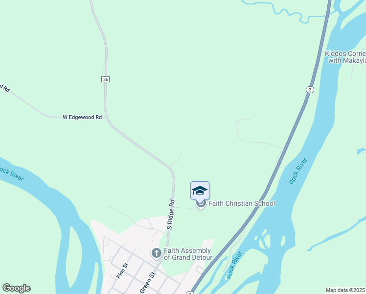 map of restaurants, bars, coffee shops, grocery stores, and more near 7311 South Ridge Road in Dixon