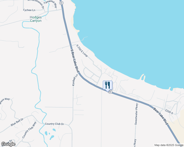 map of restaurants, bars, coffee shops, grocery stores, and more near 2005 Lake Cottage Drive in Garden City