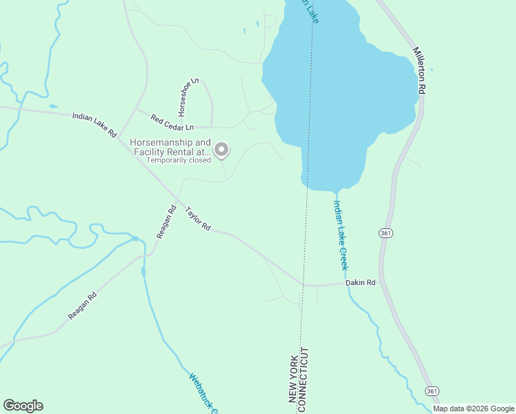 map of restaurants, bars, coffee shops, grocery stores, and more near 95 Taylor Road in Millerton