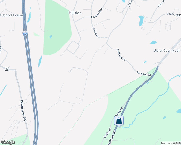 map of restaurants, bars, coffee shops, grocery stores, and more near 588 Linderman Ave in Kingston
