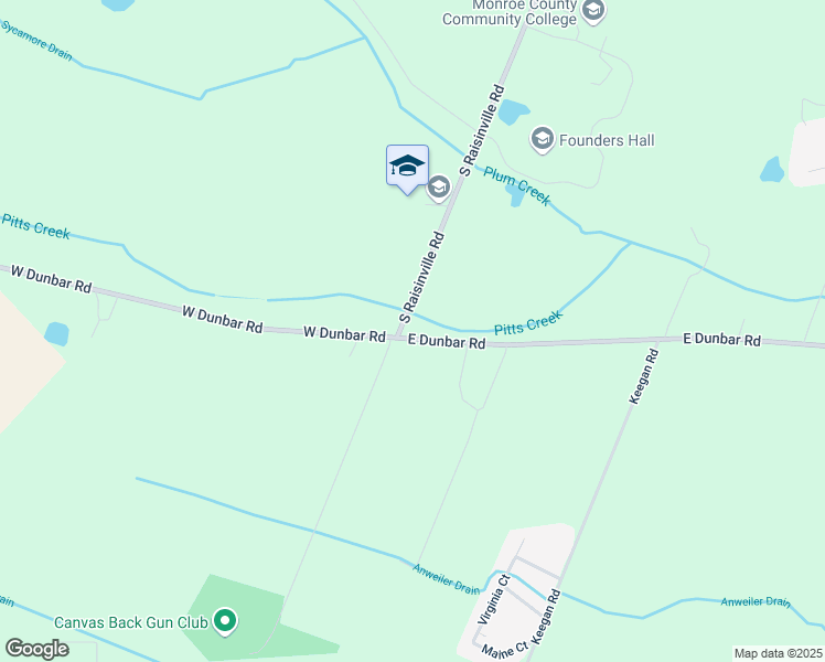 map of restaurants, bars, coffee shops, grocery stores, and more near 3212 East Dunbar Road in Monroe