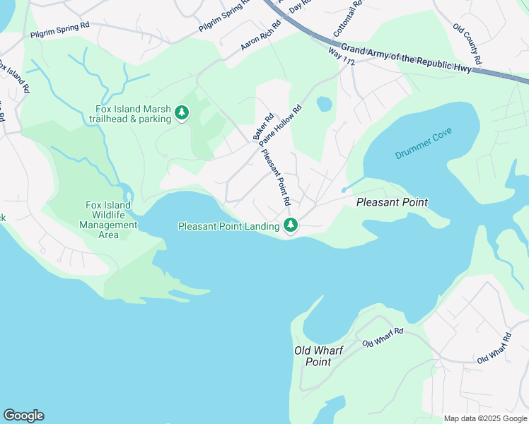 map of restaurants, bars, coffee shops, grocery stores, and more near 80 Pleasant Point Road in Wellfleet