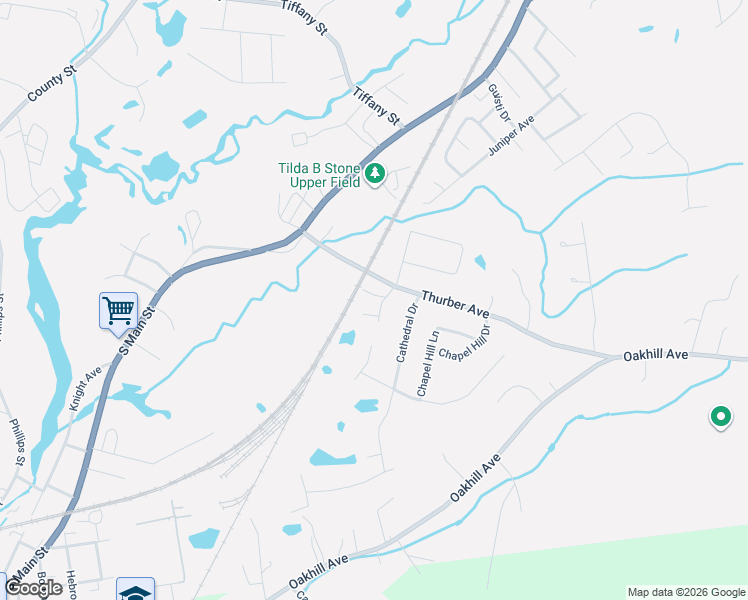 map of restaurants, bars, coffee shops, grocery stores, and more near 11 Pentecostal Way in Attleboro