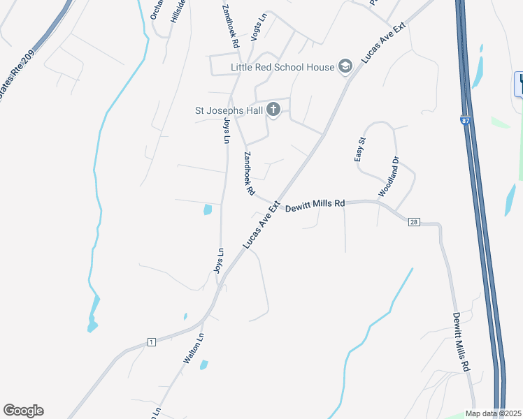map of restaurants, bars, coffee shops, grocery stores, and more near 743 Lucas Avenue Extension in Hurley