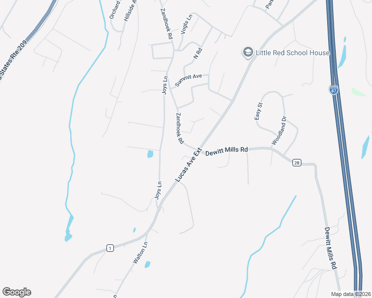 map of restaurants, bars, coffee shops, grocery stores, and more near 743 Lucas Avenue Extension in Hurley