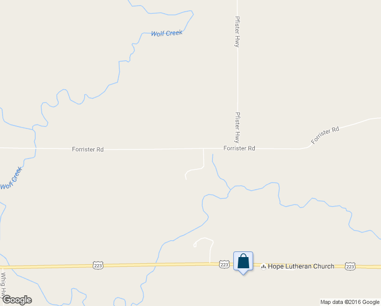 map of restaurants, bars, coffee shops, grocery stores, and more near 6273 Forrister Road in Adrian