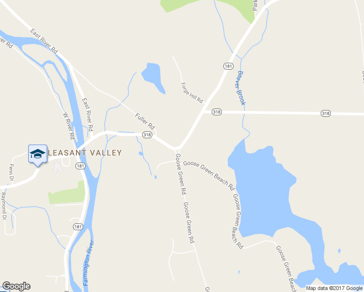 map of restaurants, bars, coffee shops, grocery stores, and more near 65 Pleasant Valley Road in Barkhamsted