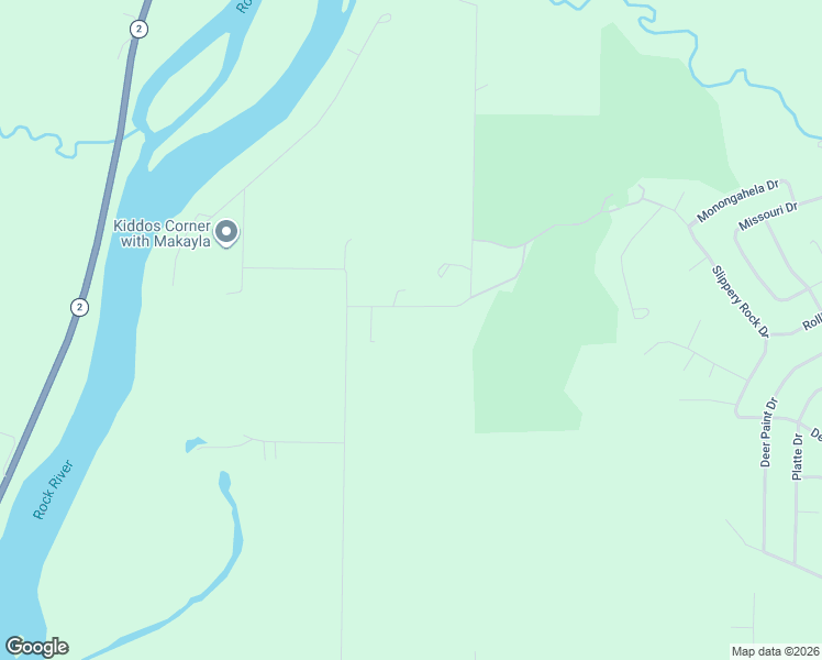 map of restaurants, bars, coffee shops, grocery stores, and more near 7231 South Lost Nation Road in Dixon