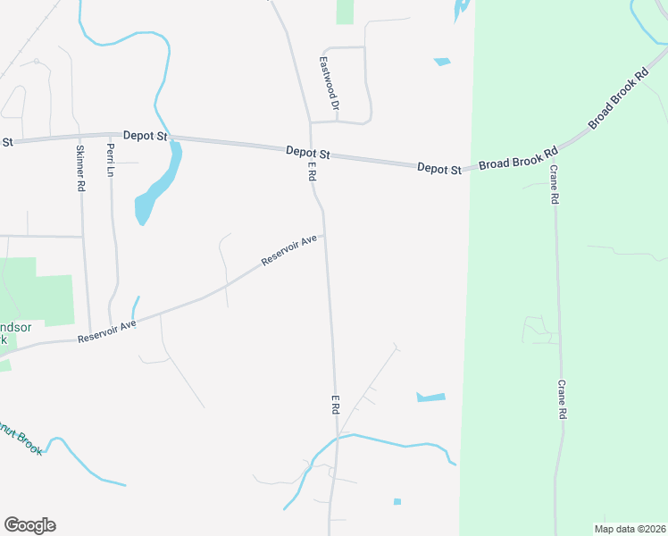 map of restaurants, bars, coffee shops, grocery stores, and more near 161 East Road in East Windsor