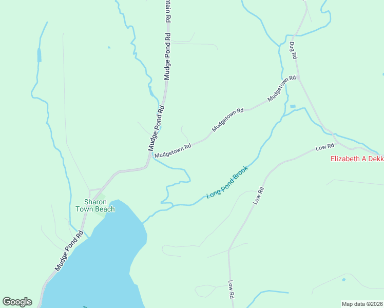 map of restaurants, bars, coffee shops, grocery stores, and more near 7 Mudgetown Rd in Sharon