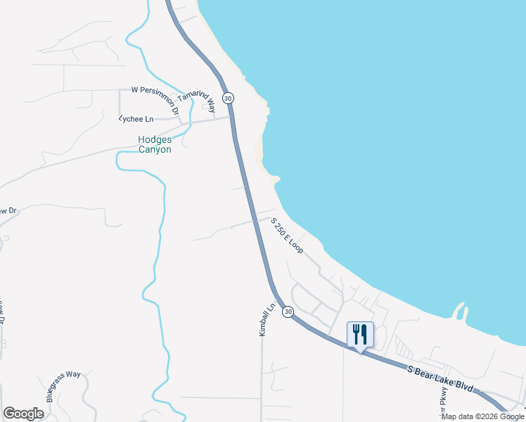 map of restaurants, bars, coffee shops, grocery stores, and more near 289 East 1764 South in Garden City